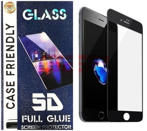 Geam protectie display sticla 5D FULL COVER Apple iPhone XR BLACK