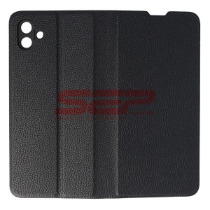 Husa FlipCover Leather Samsung Galaxy A04 Black - Img 1