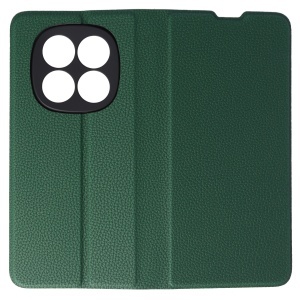 Husa FlipCover Leather Xiaomi Redmi Note 14 Pro 5G Dark Green