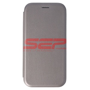Husa FlipCover Round Apple iPhone 13 Pro Fossil Gray - Img 3