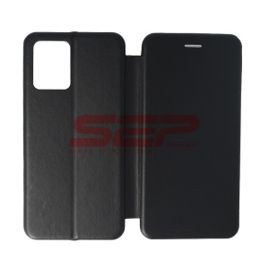 Husa FlipCover Round Motorola Moto G53 Black