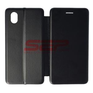 Husa FlipCover Round Samsung Galaxy A01 Core Black