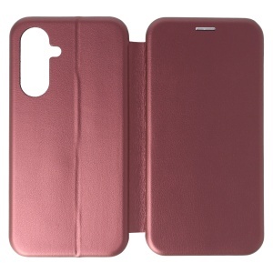 Husa FlipCover Round Samsung Galaxy A56 Wine