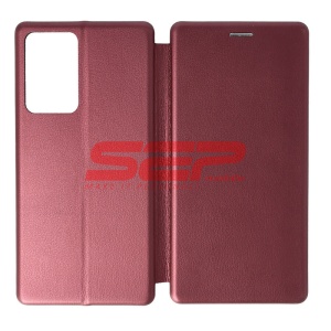 Husa FlipCover Round Samsung Galaxy Note 20 Ultra 5G Wine
