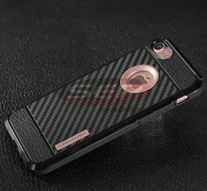 Husa MOTOMO Carbon Fiber Apple iPhone 6 Plus Rose Gold - Img 2