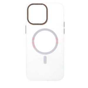 Husa PC MetalRing Magsafe Apple iPhone 14 Pro Max Clear - Img 1