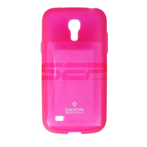 Husa silicon Cocktail Samsung I9190 Galaxy S4 mini ROZ