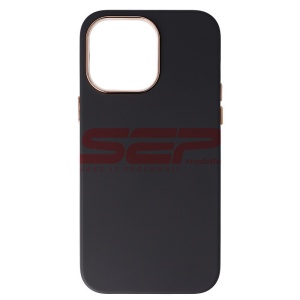 Husa silicon Liquid Cover Apple iPhone 14 Pro Max Black - Img 1