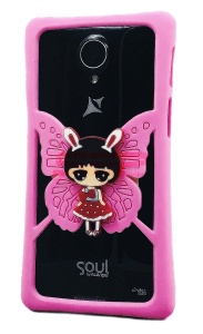 Husa Silicon Universal 4,5 - 5 inch GIRL