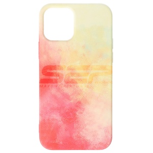 Husa silicon Watercolor Apple iPhone 12 Pro Spring Cherry