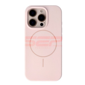 Husa Soft Silicone Magsafe Apple iPhone 15 Pink Sand - Img 2