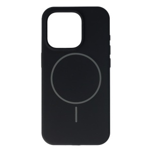 Husa Soft Silicone Magsafe Apple iPhone 15 Pro Black