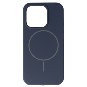 Husa Soft Silicone Magsafe Apple iPhone 15 Pro Blue