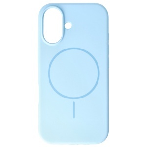 Husa Soft Silicone Magsafe Apple iPhone 16 Light Blue