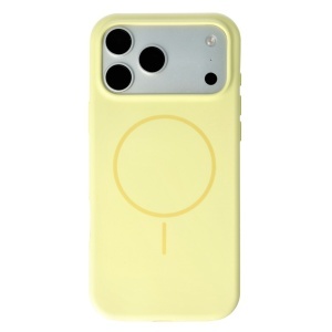 Husa Soft Silicone Magsafe Apple iPhone 17 Pro Max Yellow