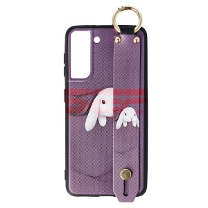 Husa TPU Crossbody Design Samsung Galaxy S21 Rabbit - Img 1