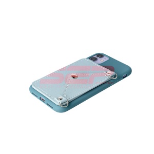 Husa TPU Crossbody Wallet Apple iPhone SE 2022 BLUE - Img 3