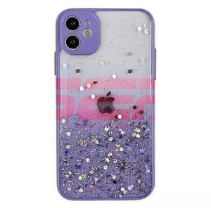 Husa TPU Gradient Glitter Huawei Nova 8i Lavender - Img 1