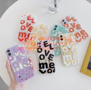 Husa TPU IMD LOVE Letters Apple iPhone 12 Pro Max YELLOW - Img 4