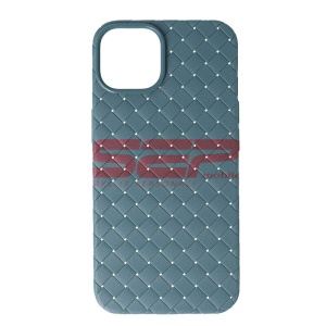Husa TPU Leather Braided Apple iPhone 14 Slate Grey