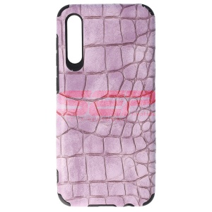 Husa TPU Leather Crocodile Samsung Galaxy A50 Lavender