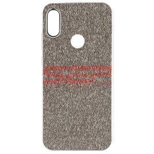 Husa TPU Leather Denim Huawei Y6 2019 Grey - Img 1