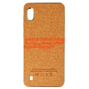 Husa TPU Leather Denim Samsung Galaxy A10 Gold - Img 1