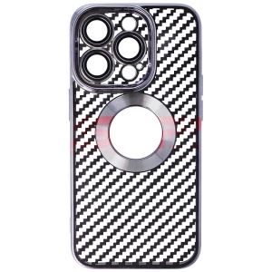 Husa TPU Luxury Carbon Fiber Apple iPhone 14 Pro Purple
