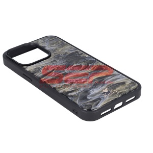 Husa TPU Natural Marble Apple iPhone 14 Pro Max Black - Img 2