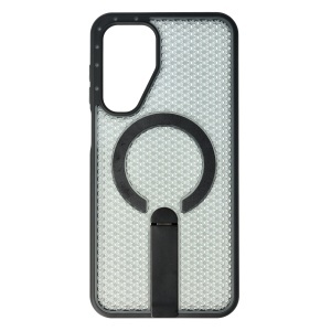 Husa TPU+PC 3D Grid Samsung Galaxy A17 5G Black