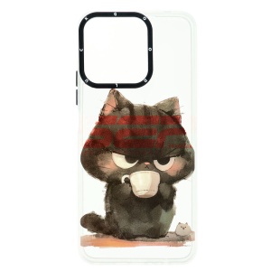 Husa TPU+PC Creative Case Honor 200 smart Angry Cat - Img 1