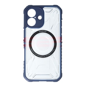 Husa TPU+PC Geometric Apple iPhone 16 Blue - Img 2