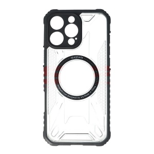 Husa TPU+PC Geometric Apple iPhone 16 Pro Max Black - Img 2