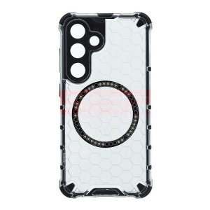 Husa TPU+PC Honeycomb Magsafe Samsung Galaxy S24 Clear - Img 1
