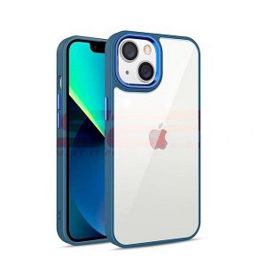Husa TPU+PC Shell Clear Cover Samsung Galaxy A04s Blue - Img 1