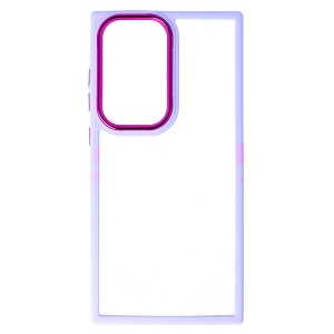 Husa TPU+PC Shell Clear Cover Samsung Galaxy S23 Ultra Purple - Img 2