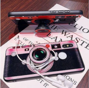 Husa Vintage Camera Apple iPhone 8 Plus Pink - Img 2