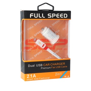 Incarcator auto DUAL USB iPhone 7 2.1A