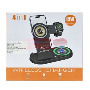 Incarcator retea wireless Fast Charge 4 in 1 15W H50 - Img 2