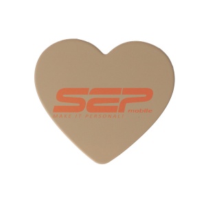 Stand suport adeziv Matte Touch Heart Brown