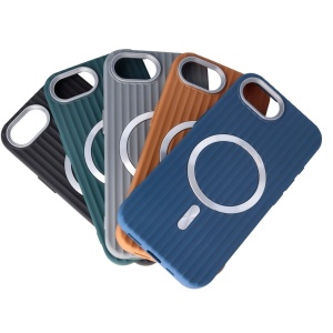 Toc TPU Magnetic Waves Apple iPhone 16 Pro Max Desert Gold - Img 4