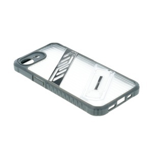 Toc TPU+PC Kickstand Xiaomi Redmi A3 Silver - Img 3