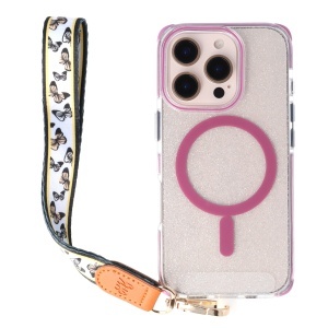Accesoriu tip bratara textil cu carabina Butterfly