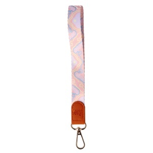 Accesoriu tip bratara textil cu carabina Pastel Clouds - Img 2