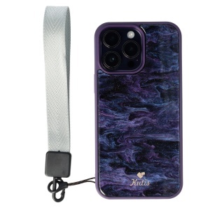 Accesoriu tip bratara textil pentru husa telefon mobil Silver