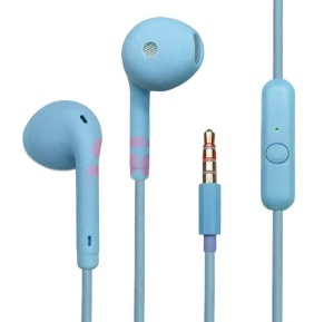 Handsfree In-Ear Audio Stereo U19 BABY BLUE - Img 2