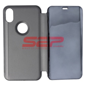 Husa Clear View Mirror Apple iPhone X / XS Black - Img 2