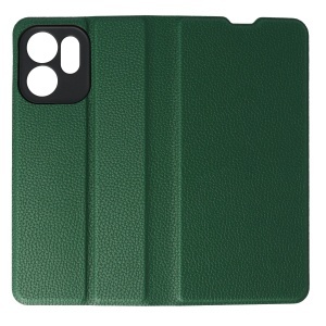 Husa FlipCover Leather Oppo Reno 14 F 5G Dark Green