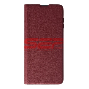 Husa FlipCover Leather Xiaomi Redmi 12C Wine - Img 2