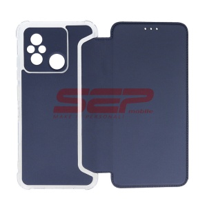Husa FlipCover Magnet Piano Xiaomi Redmi 12C Dark Blue - Img 1